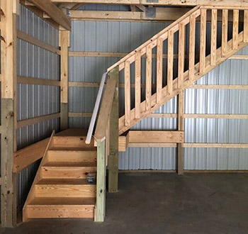 Stairs in a Barn